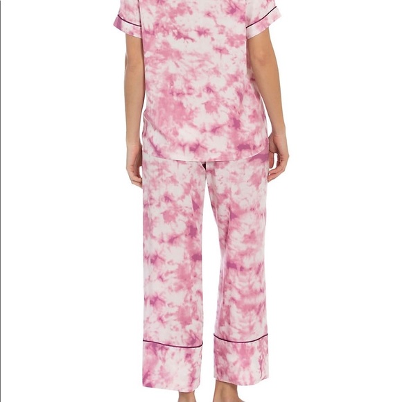 NWT GORGEOUS IN BLOOM PINK & WHITE 2~PIECE PJ SET Sz Small - Picture 4 of 8